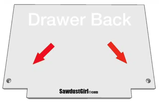 Notch and borefor Blum 563 drawer runners